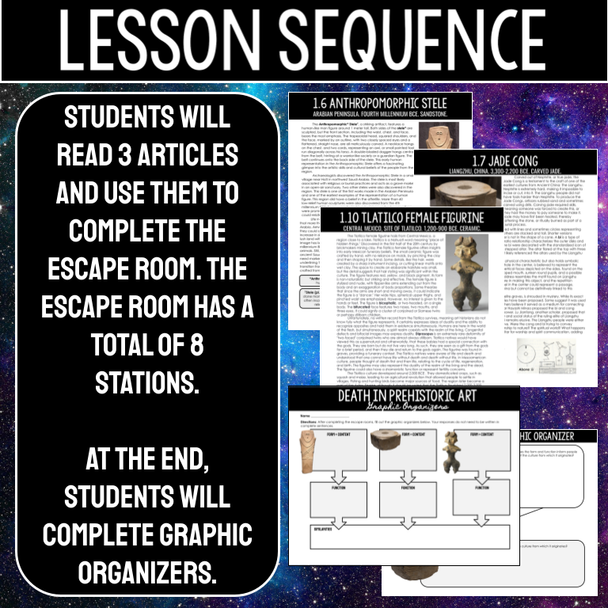 Death in Prehistoric Art Escape Room - AP Art History