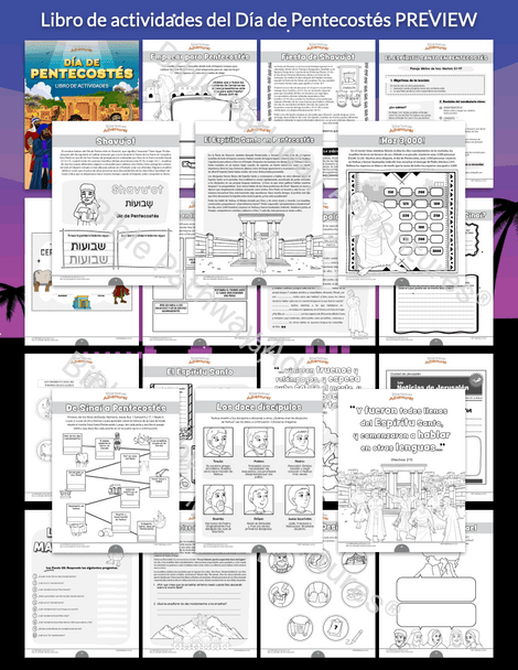 Libro de actividades del Día de Pentecostés Libro de actividades del Día de Pentecostés