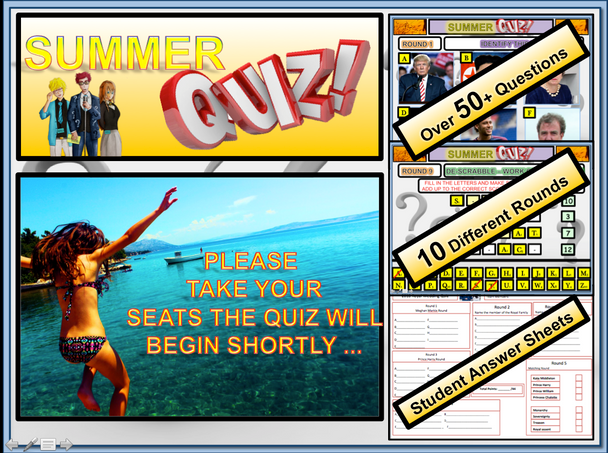 The Big summer quiz 2019 The Big summer quiz 2019