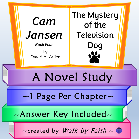 Cam Jansen The Mystery of the Television Dog Novel Study