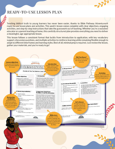 Bible Parable: The Two Debtors Workbook