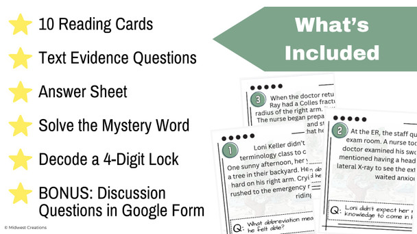 Critical Thinking ER Case Study – Medical Terminology Scavenger Hunt