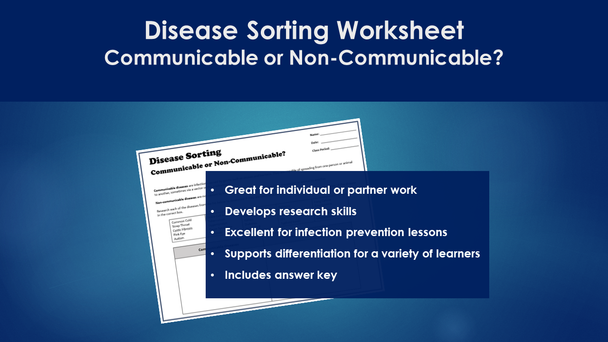 Communicable Disease MAX Bundle: worksheet, case study, 3 projects, BONUS