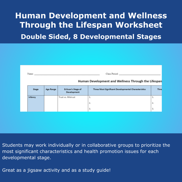 Health & Wellness Through the Lifespan 3-Pack BUNDLE: Human Growth & Development