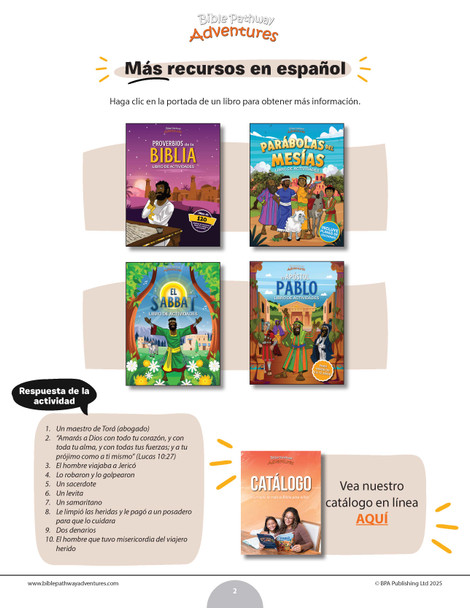Cuestionario bíblico del buen samaritano