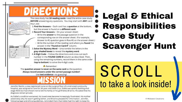Healthcare Legal & Ethical Responsibilities | Patient Privacy Case Study + Hunt