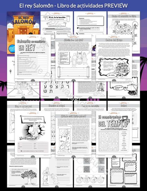 El rey Salomón: Libro de actividades El rey Salomón: Libro de actividades