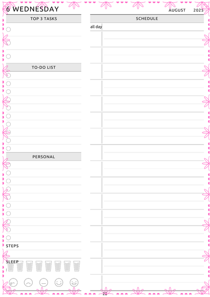 2025-2026 Teacher Planner Printable | 164 Pages | August Start | Lesson Plans, Attendance, Grade Tracker, To-Do Lists
