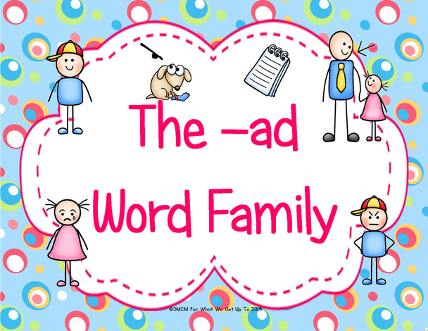 The -ad Word Family