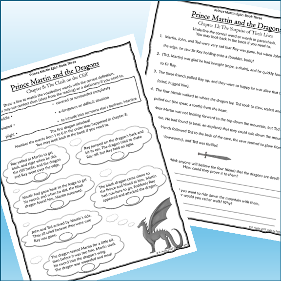 Prince Martin and the Dragons Novel Study