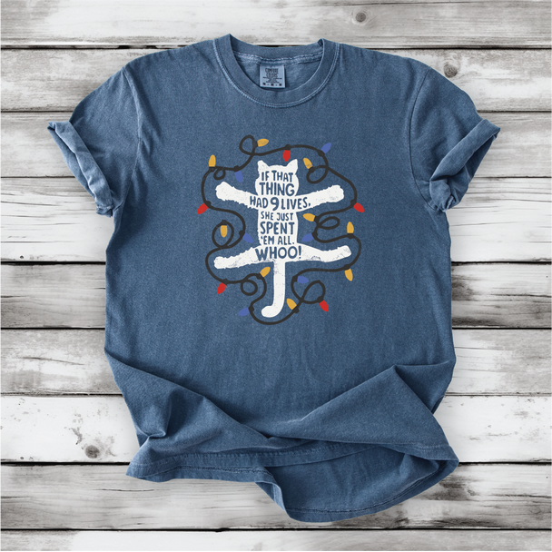 Christmas Vacation - If that Thing Had Nine Lives - National Lampoon shirt. Griswold and Cousin Eddie shirts - Comfort Colors