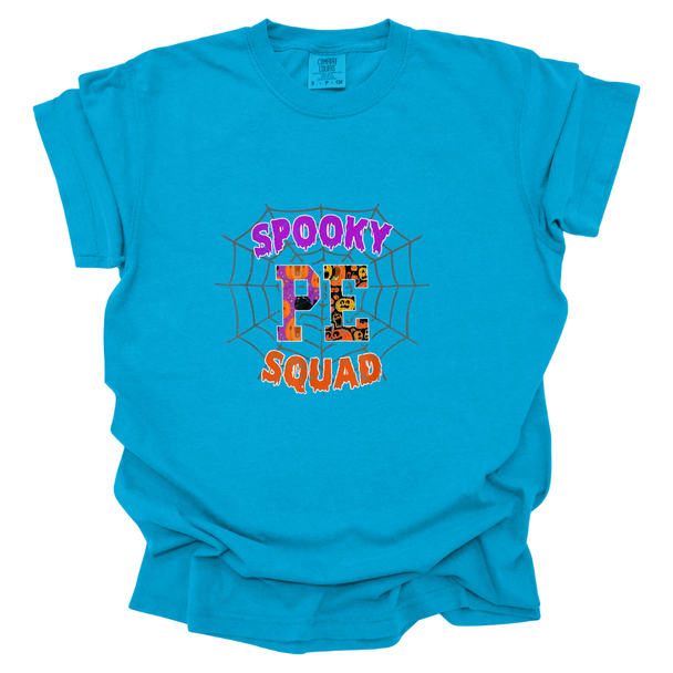 Spooky PE Squad Comfort Colors T-Shirt