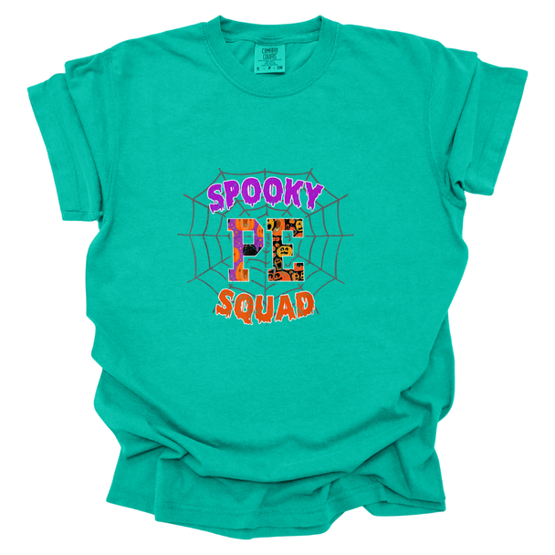 Spooky PE Squad Comfort Colors T-Shirt