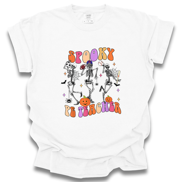 Spooky Sporty PE Teacher - Comfort Colors T-Shirt