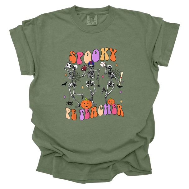 Spooky Sporty PE Teacher - Comfort Colors T-Shirt