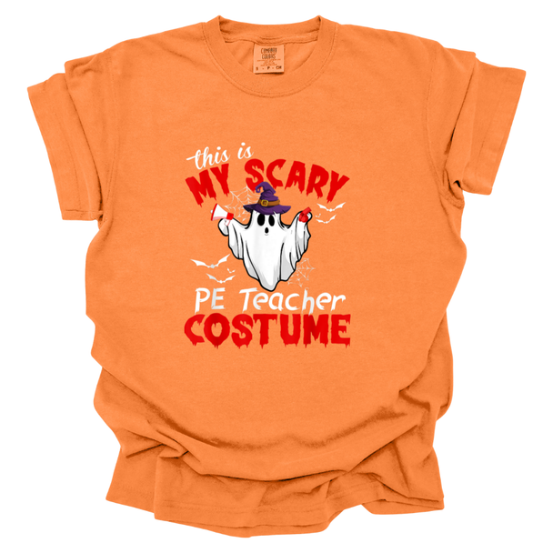 This is My Scary PE Teacher Costume Comfort Colors T-Shirt