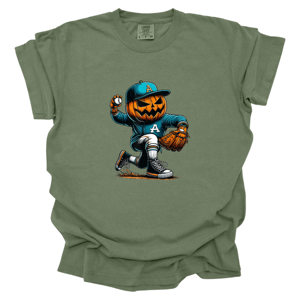 Halloween Baseball Comfort Colors T-Shirt