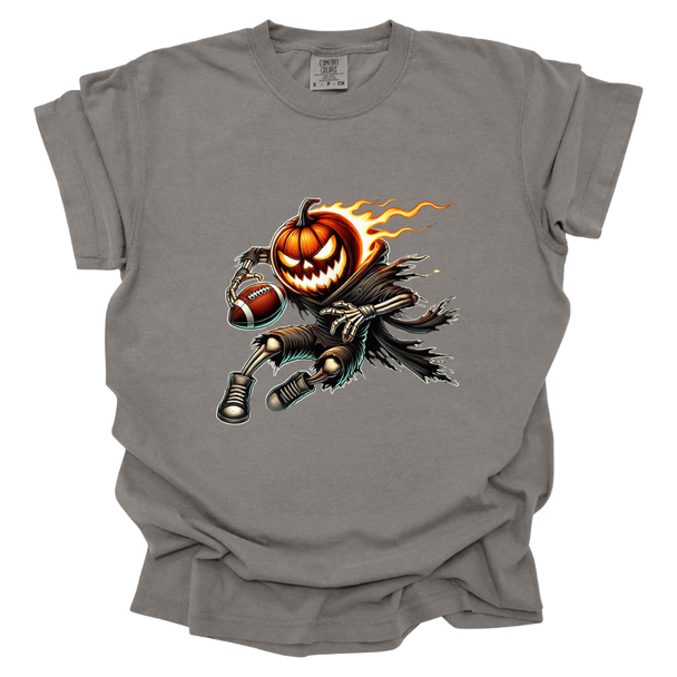 Football Halloween Comfort Colors T-Shirt