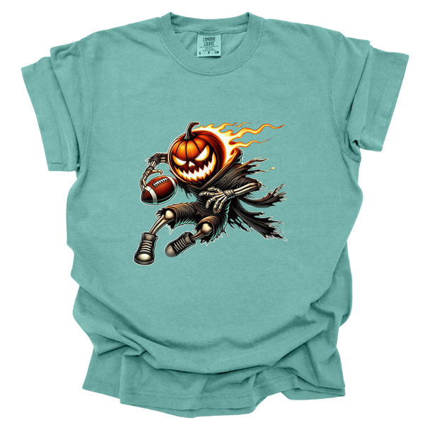 Football Halloween Comfort Colors T-Shirt