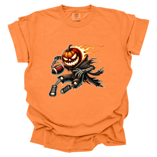 Football Halloween Comfort Colors T-Shirt