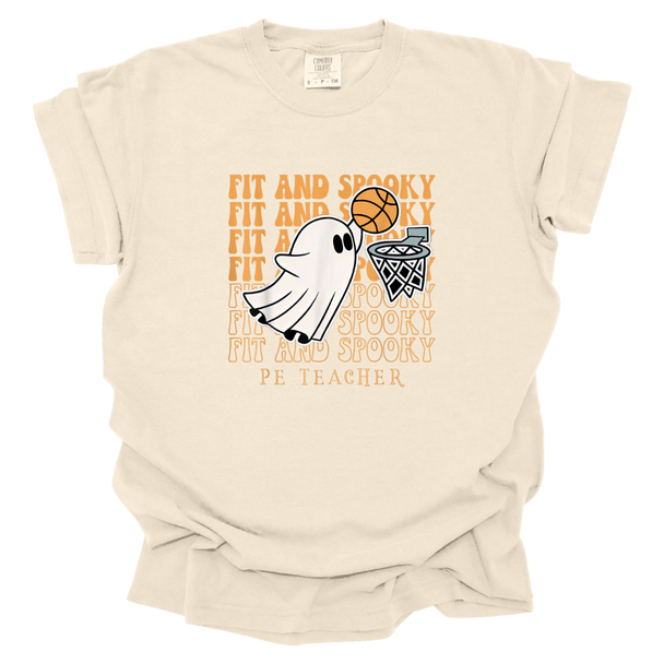 Fit and Spooky Halloween Comfort Colors T-Shirt