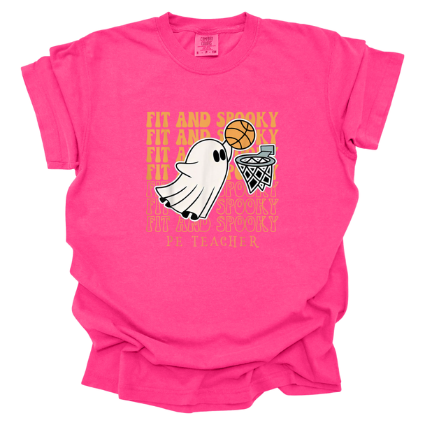Fit and Spooky Halloween Comfort Colors T-Shirt