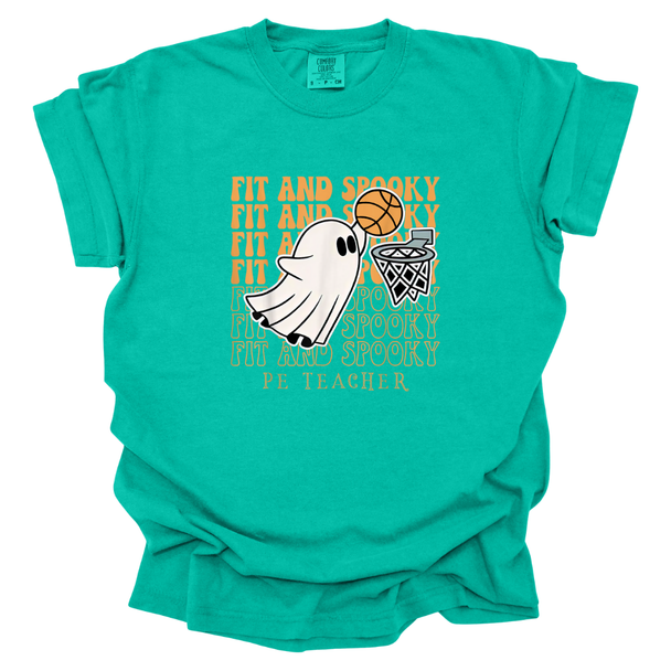 Fit and Spooky Halloween Comfort Colors T-Shirt