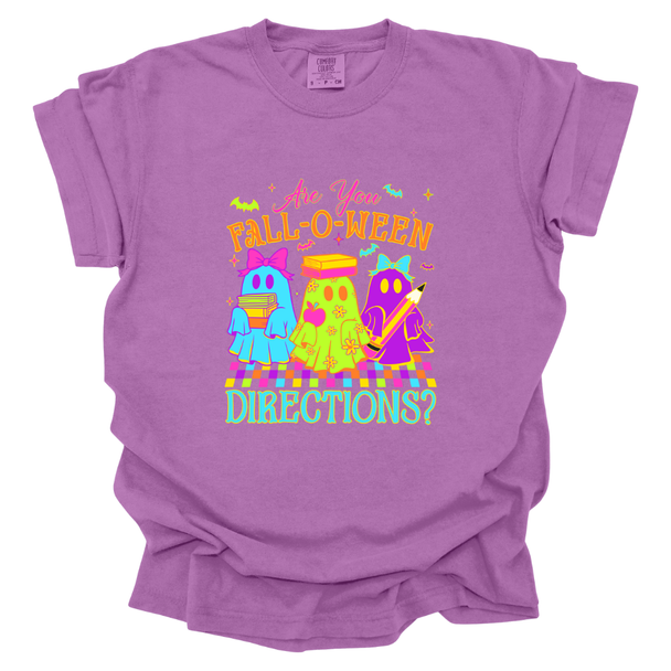 Are you FALL-O-WEEN directions? Halloween Comfort Colors T-Shirt