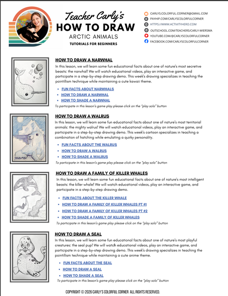 How to Draw Arctic Animals for Beginners