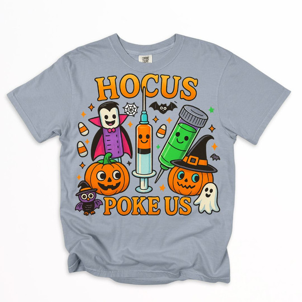 Hocus "Poke-us" Halloween Health Science Shirt - Comfort Colors Hocus "Poke-us" Halloween Health Science Shirt - Comfort Colors