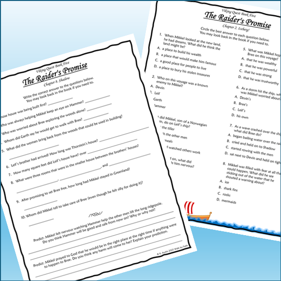 The Raider’s Promise Viking Quest Book Five Novel Study