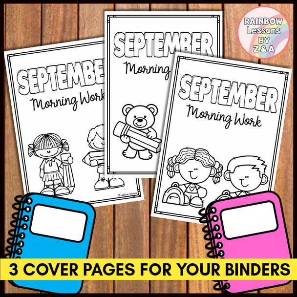 September Morning Work Kindergarten | Math and Literacy Centers | Fall Morning September Morning Work Kindergarten | Math and Literacy Centers | Fall Morning
