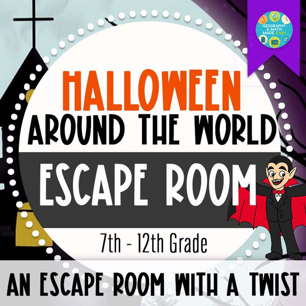 Geography Halloween Around the World Escape Room Geography Halloween Around the World Escape Room