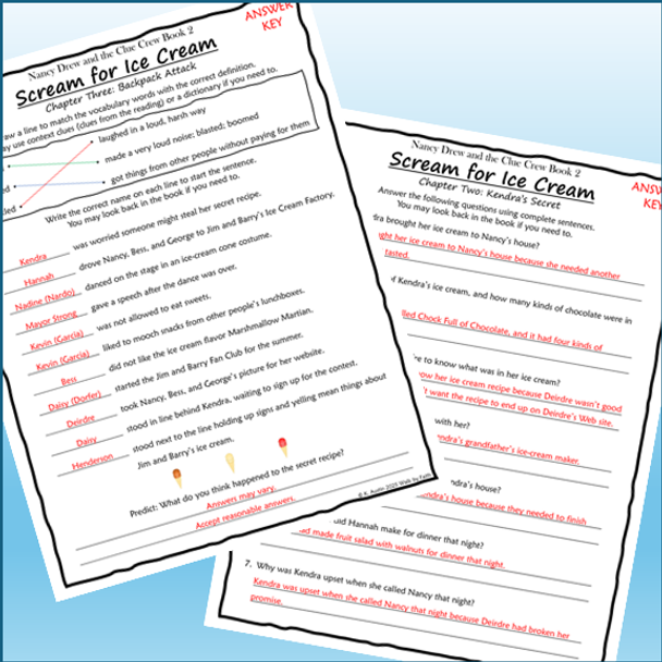 Nancy Drew and the Clue Crew Novel Study Bundle