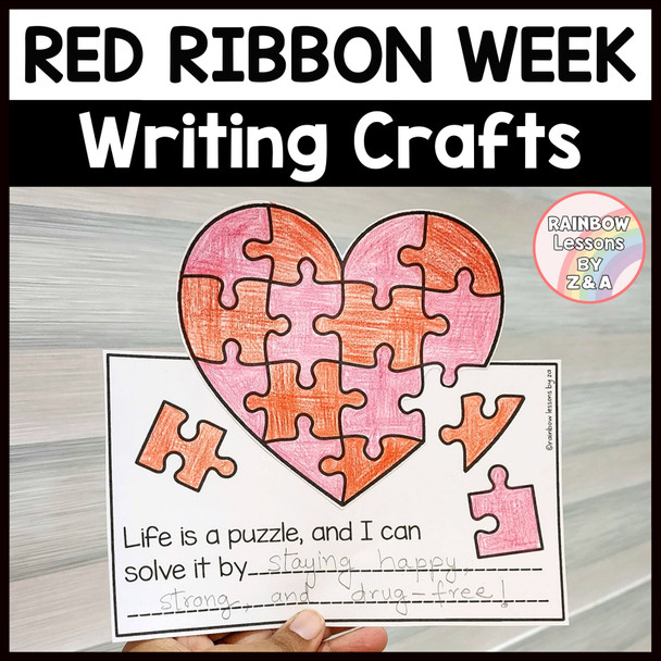 Red Ribbon Week 2025 | Red Ribbon Week Activities | Red Ribbon Week Coloring Pages | Ribbon Writing Crafts