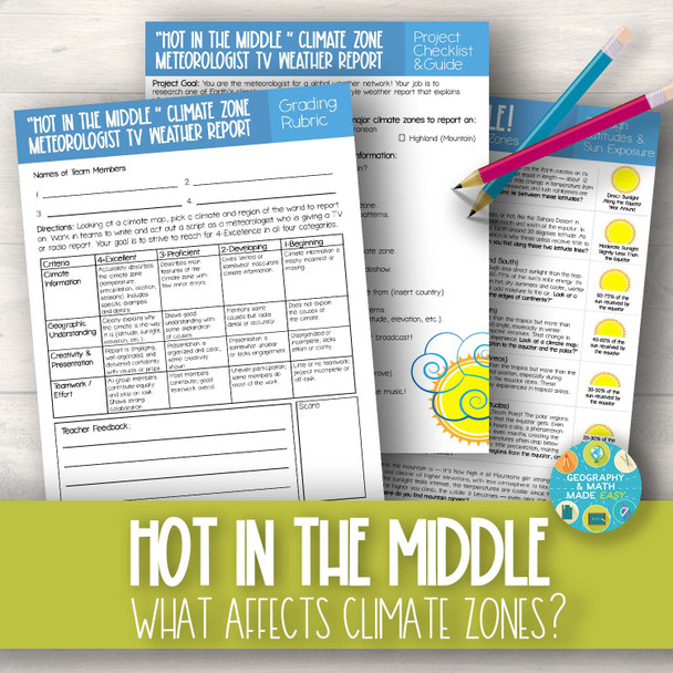 Geography | Science | World Climate Zones, Weather, Biomes | Includes PowerPoint
