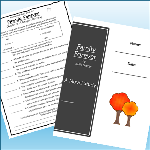 Heartwood Hotel Family Forever Novel Study