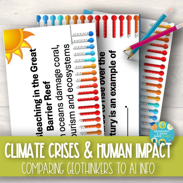 The Climate Crisis and Human Impact | AI vs Student Geography Lesson