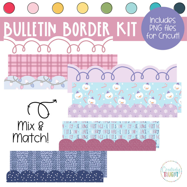 Winter Coffee Bulletin Board Kit