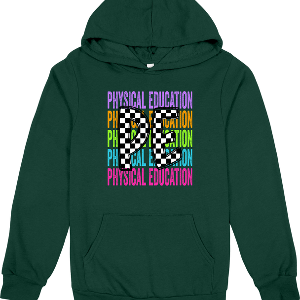 Checkered Rainbow PE - Sweatshirt & Hoodie