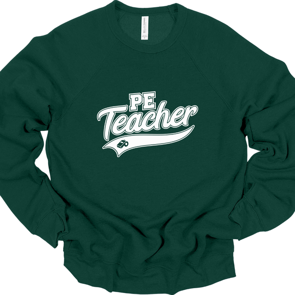 Varsity Script PE Teacher - sweatshirt & hoodie