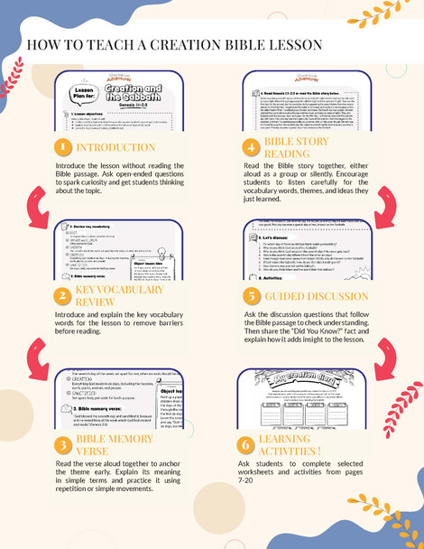 Creation and the Sabbath Workbook