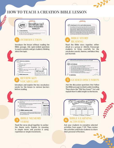 Creation and the Sabbath Workbook