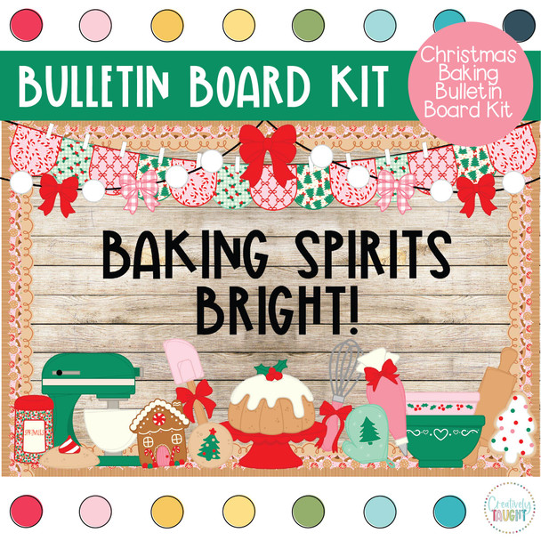 Christmas Cookies - December Bulletin Board Kit by Creatively Taught