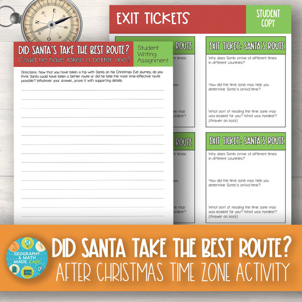 Geography | Did Santa Take The Best Journey? | Time Zones | After Christmas