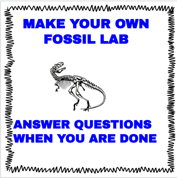 WHAT IS A FOSSIL? LESSON PLAN WITH LAB ACTIVITIES & HOMEWORK (4th-5th)