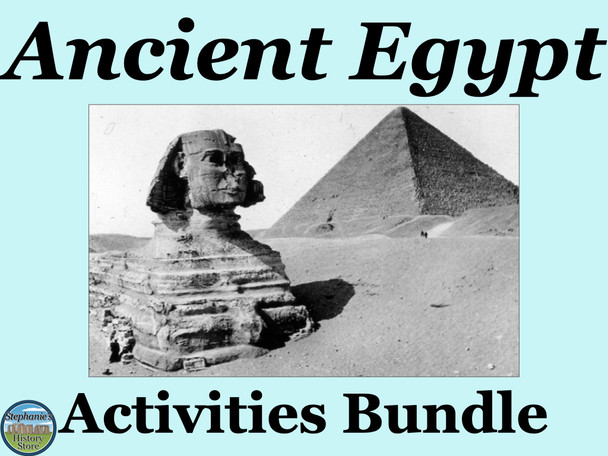Ancient Egypt Activities Bundle