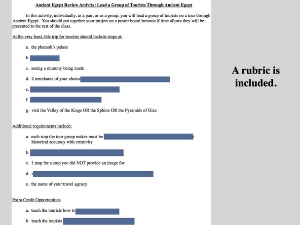 Ancient Egypt Activities Bundle