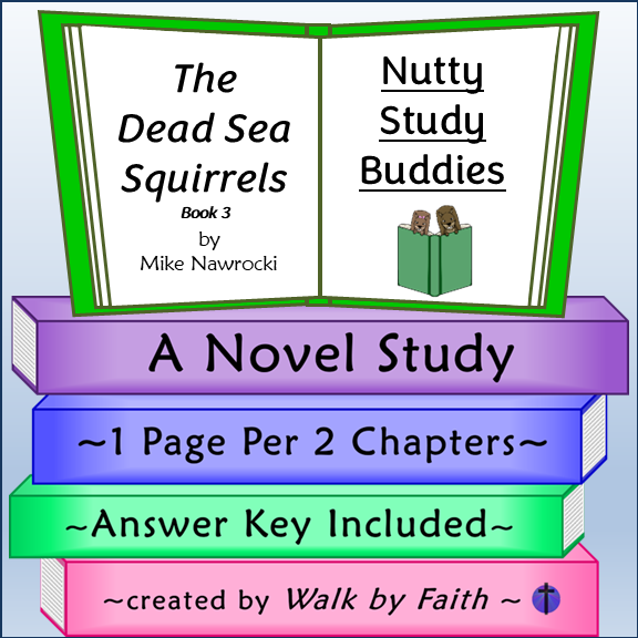 Nutty Study Buddies Novel Study The Dead Sea Squirrels Book 3