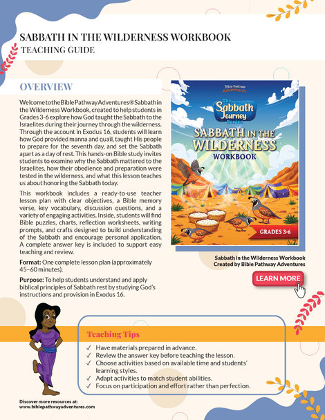 Sabbath in the Wilderness Workbook